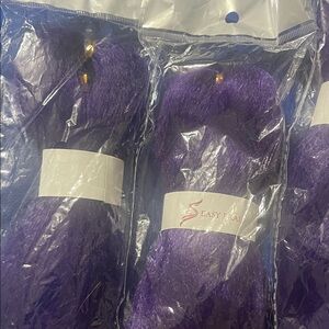 Easy Braid Purple Hair Extensions